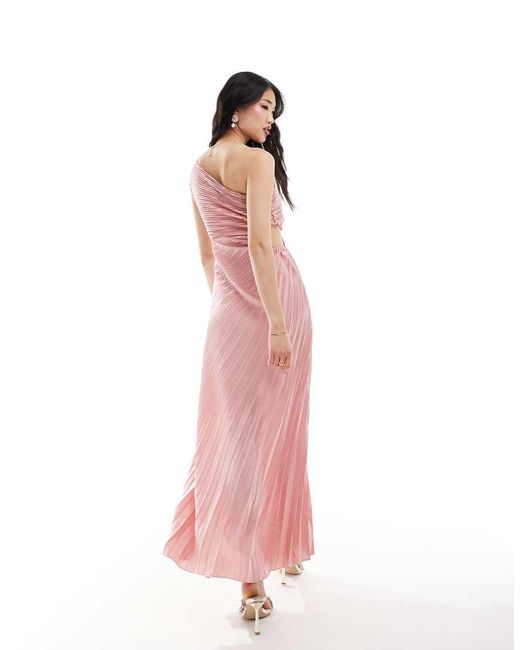 open lace back dress Pleated Midi Dress  Ms New