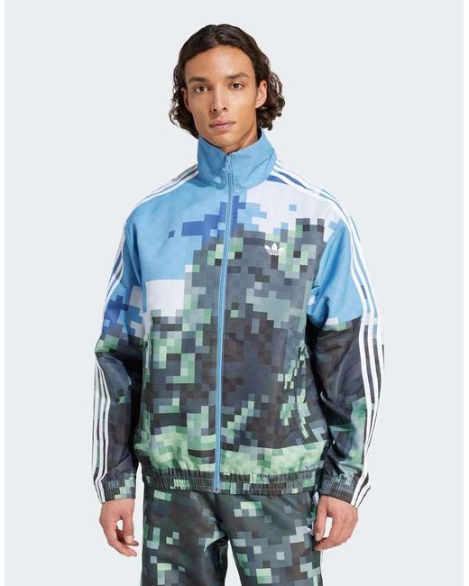Adidas Originals Blue X Minecraft Track Top