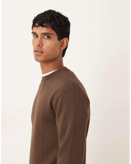 Felpa di SELECTED in Brown da Uomo