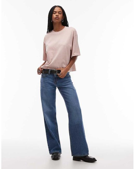& Other Stories Pink Boxy Oversized T-shirt