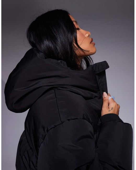 Good For Nothing Blue Hooded Puffer Jacket