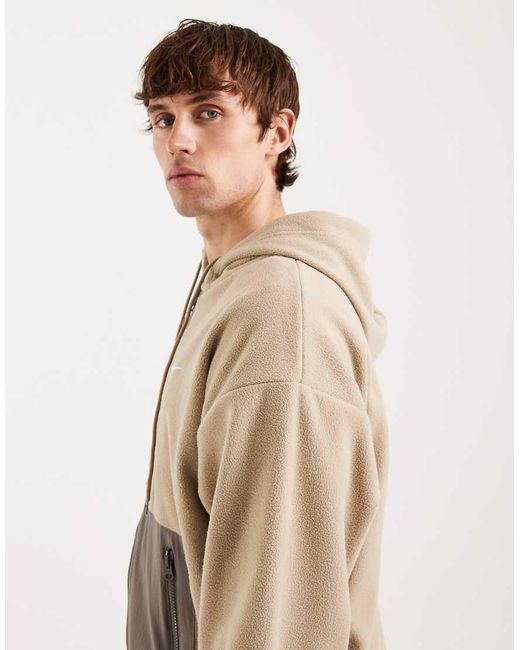 Nike Natural Full Zip Polar Sweatshirt for men