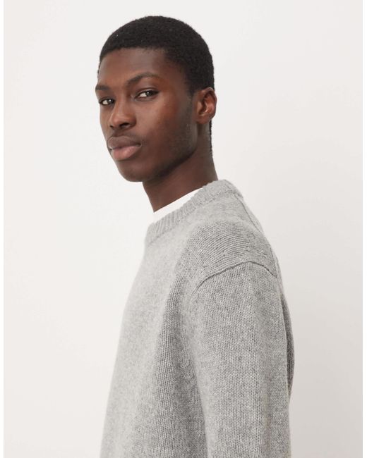 ARKET Gray Wool Blend Oversized Jumper for men