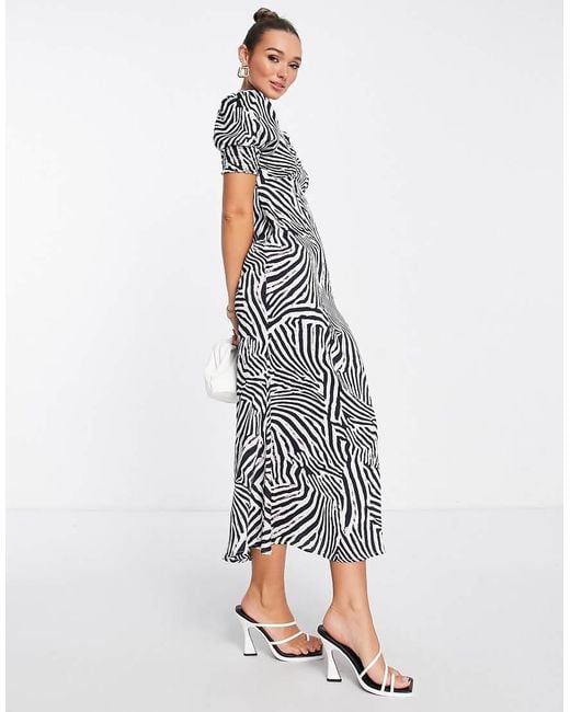 Never Fully Dressed White Puff Sleeve Maxi Dress