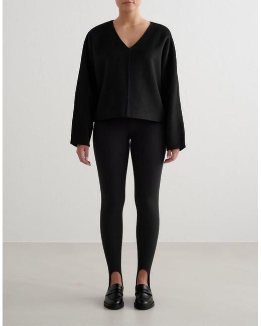 Aim'n Black Wool Sweatshirt