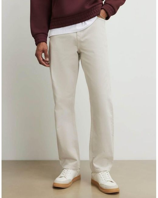 River Island Red Straight Fit Jeans for men