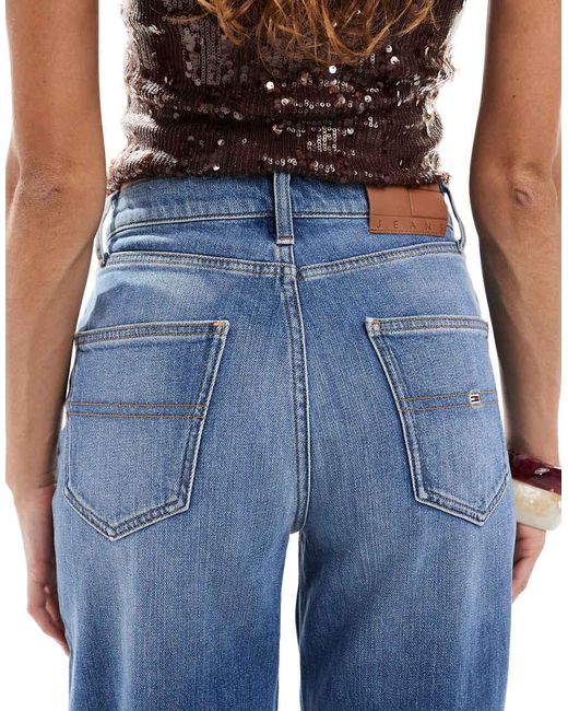 Tommy Hilfiger Blue Layla Slim Straight Jeans