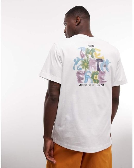 The North Face White 1966 Backprint Relaxed T-shirt for men