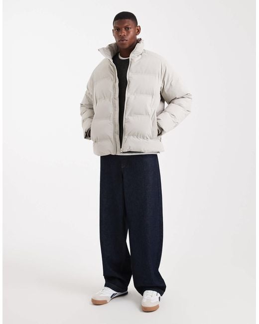 Jack & Jones Natural Thick Puffer Jacket for men