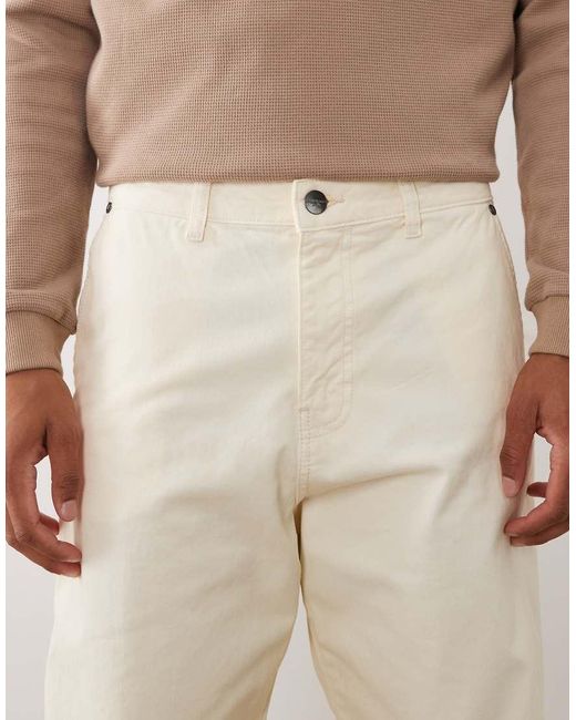 Jack & Jones Natural Alex baggy Workwear Pants for men