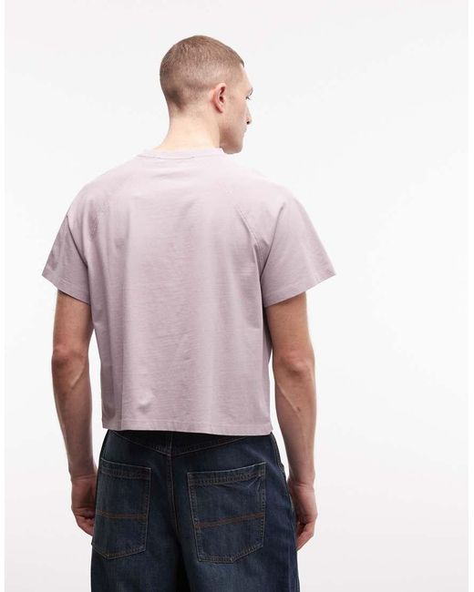 Collusion Purple Circular Design Collection Heavy Weight Tee for men
