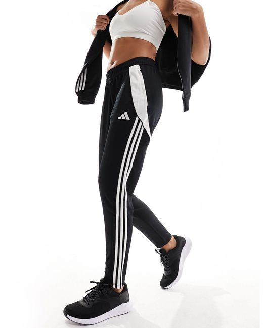 Adidas Originals Black Adidas football – tiro 24 – jogginghose