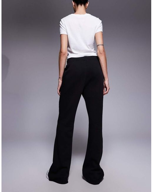 Kaiia Blue Tall Cotton Blend Embroidered Logo Wide Leg Joggers