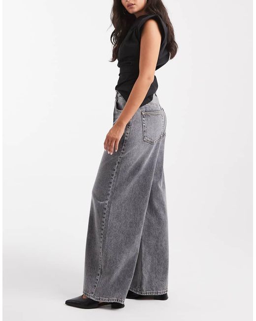Tommy Hilfiger Gray Charlie Loose Wide Jeans