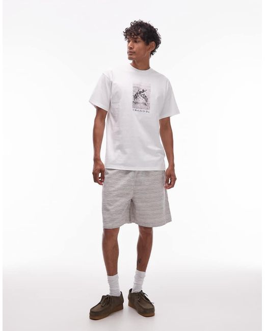 Carhartt White All Work And No Play Loose Fit T-shirt for men