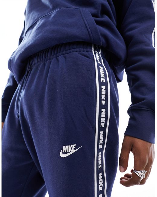 Chándal azul marino con cinta del logo club Nike de hombre de color Blue