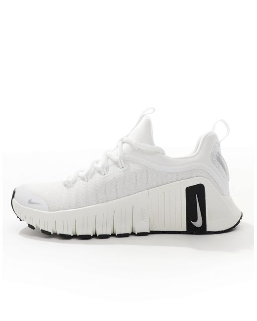 Nike White – free metcon 6 – sneaker