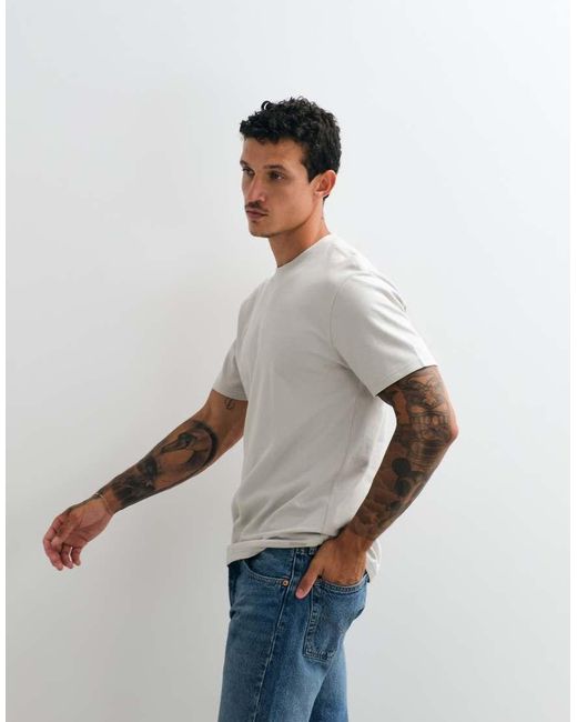 Hollister Gray Relaxed Everyday T-shirt for men