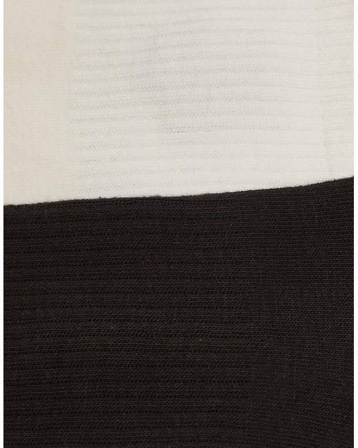 Pack De 2 Pares De Calcetines Marrones Con Bordado "Self Love Club" De Accessorize de color White