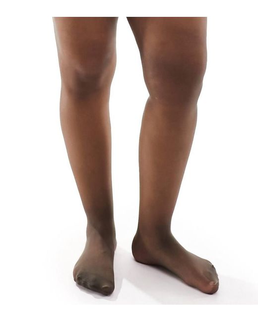Pretty Polly Black Curve 6-Pack 15 Denier Ladder Resist Tights