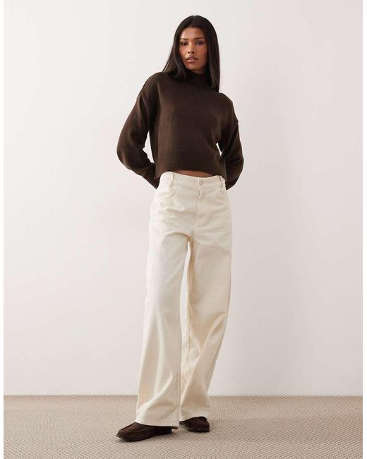ASOS Natural High Neck Sweater