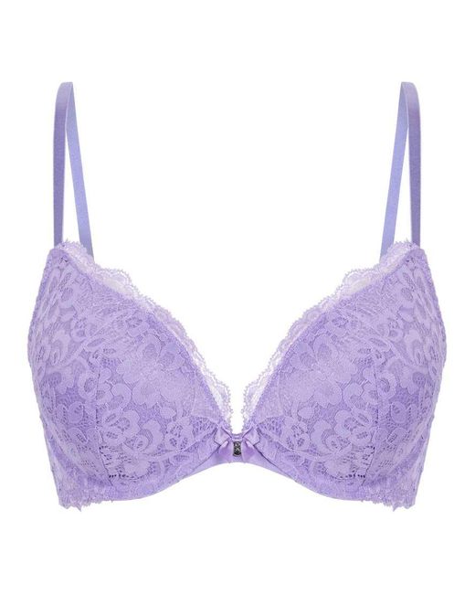 Hunkemöller Purple Marine Padded Push-Up Underwired Bra
