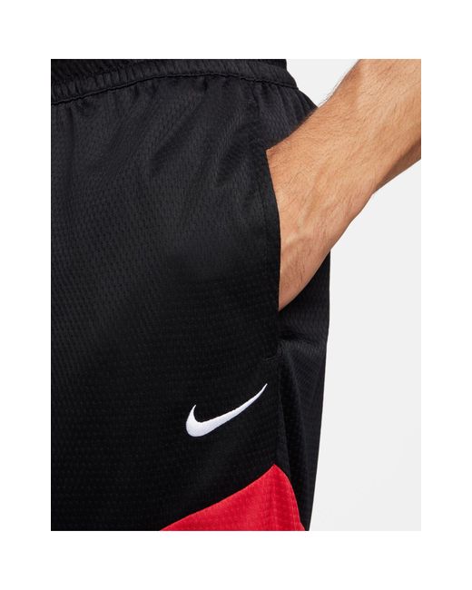 Nike Basketball Red Icon 8in Swoosh Logo Shorts for men