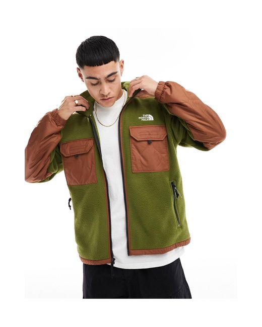 The North Face Green Royal Arch Heavyweight Quilted Fleece for men