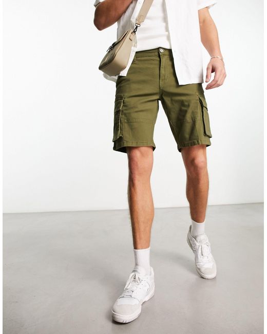 Only & Sons Cargo Short in Green for Men | Lyst Canada