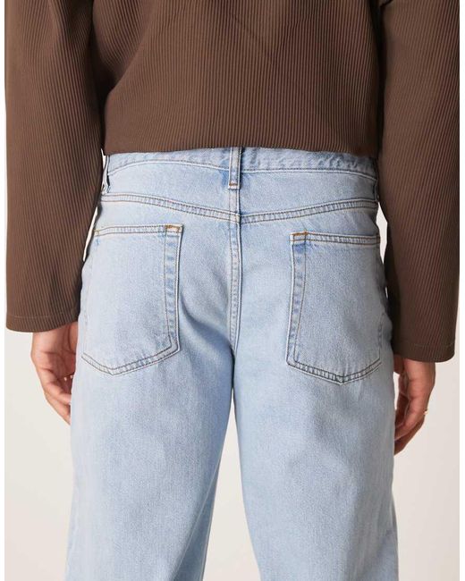 ASOS Blue Straight Leg Jean for men