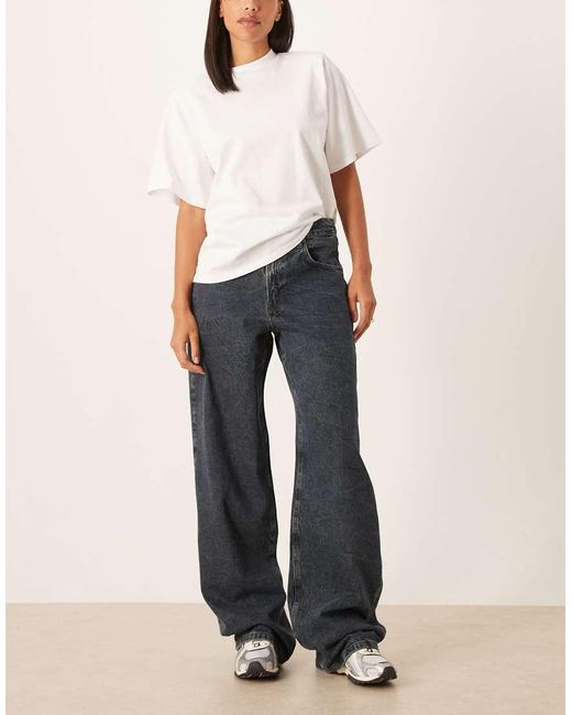 Vaqueros Holgados De Algodón 100% Davina De Mango de color Natural