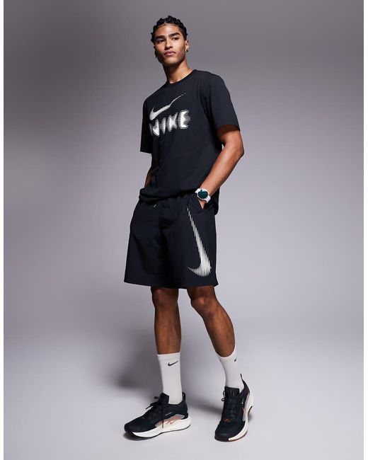 Nike Blue Form Dri-fit 9 Inch Shorts for men