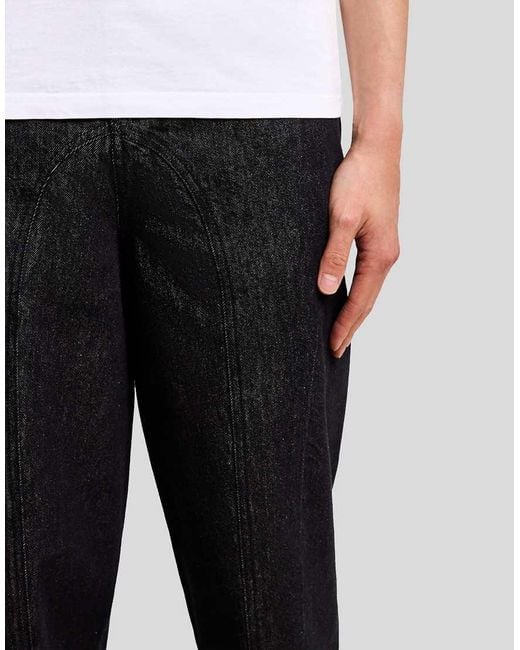 Lyle & Scott Black Trousers Ls X Arun Rose Denim for men
