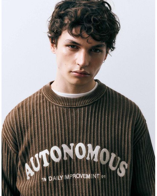 Pull&Bear – pullover in Gray für Herren