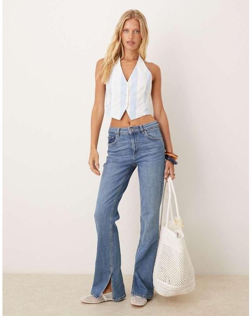 Mango White Halter Waistcoat