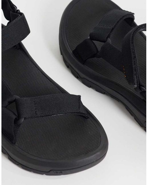 Teva Black Hurricane Xlt Sandals for men