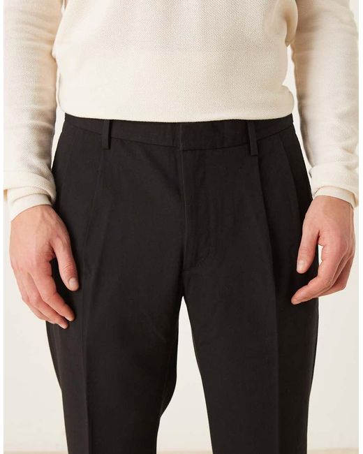 Mango Black Milo Tailored Pants for men