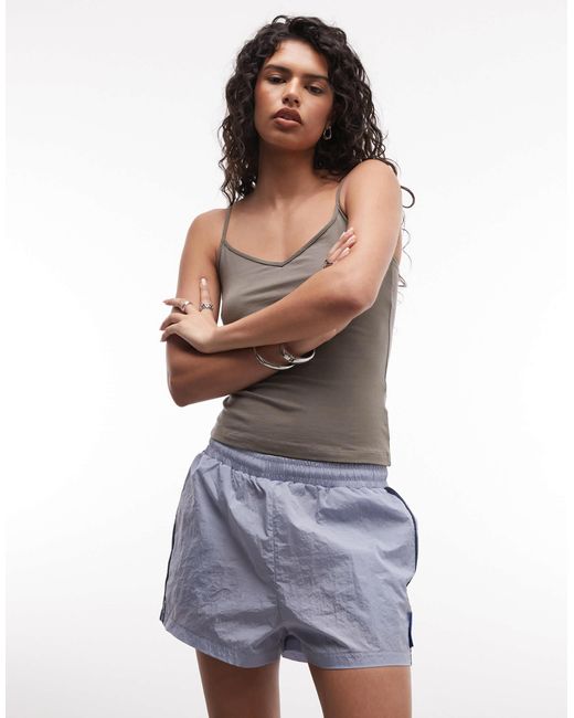 Mini-short Collusion en coloris Blue