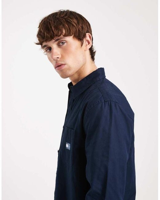 Camicia di Tommy Hilfiger in Blue da Uomo