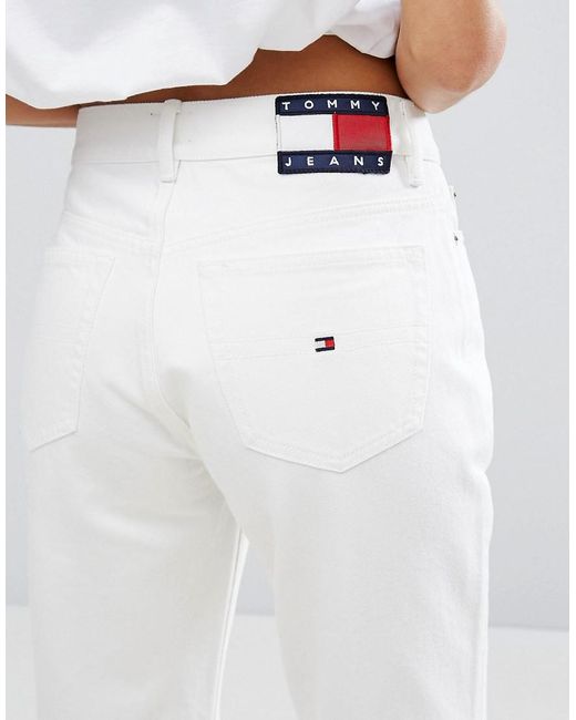 Tommy Hilfiger Denim Mom Jean in White 