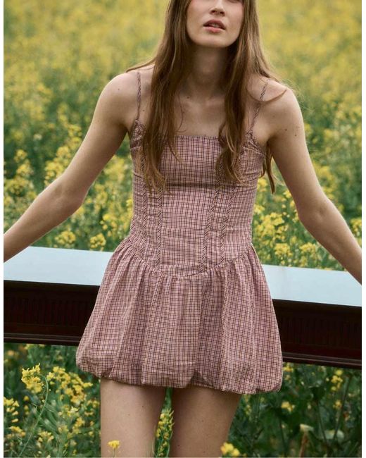 Stradivarius Green Short Strappy Balloon Dress