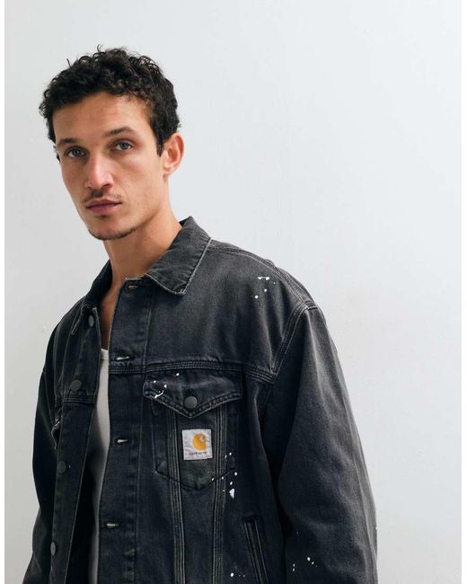 Carhartt Blue Helston Denim Jacket for men