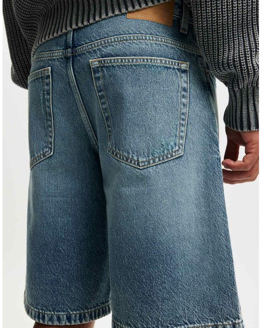 Cotton On Blue Denim Jorts for men