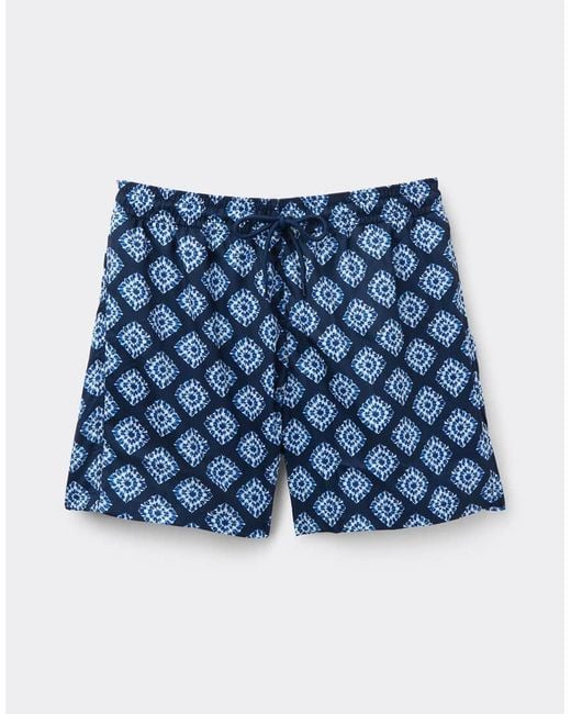 Tezenis Blue Printed Swimming Shorts for men