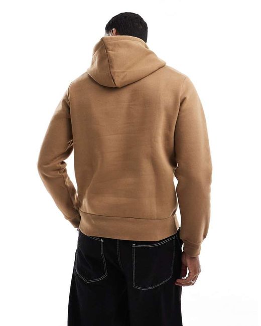 Felpa Con Cappuccio di Lacoste in Brown da Uomo