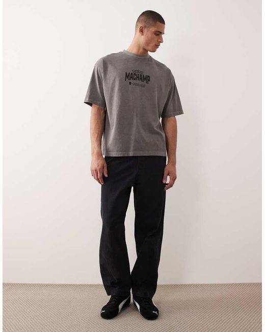 ASOS Gray Unisex Oversized T-shirt With Pokemon Print