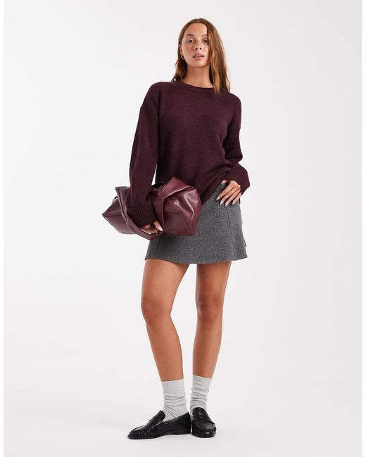 Cotton On Red Luxe Crew Sweater