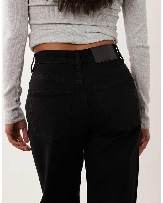 ASOS White Asos Design Petite Comfort Stretch Straight Leg Jean