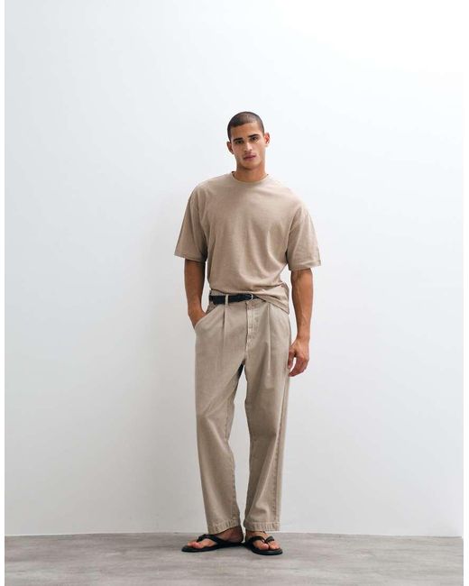 ASOS White Boxy Oversized T-shirt for men