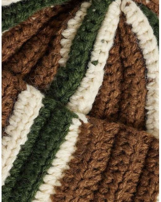 Reclaimed Vintage Multicolor Unisex Fisherman Beanie